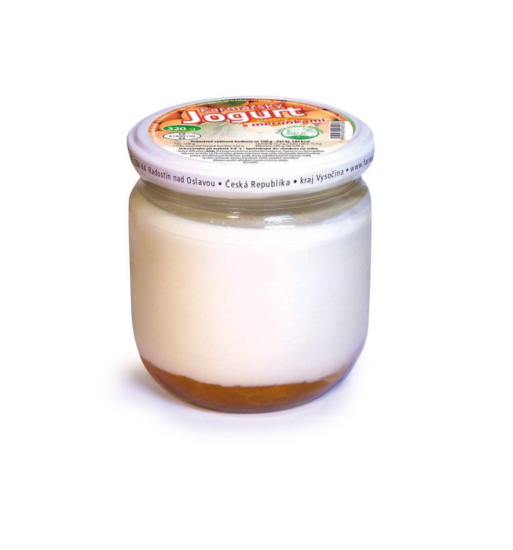 Farmářský jogurt s meruňkami 320g