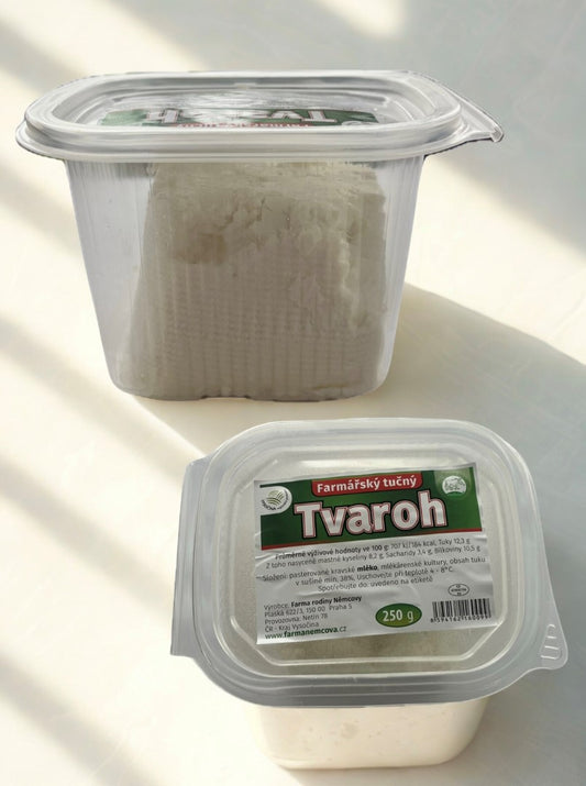 Farmářský tučný tvaroh - 250g
