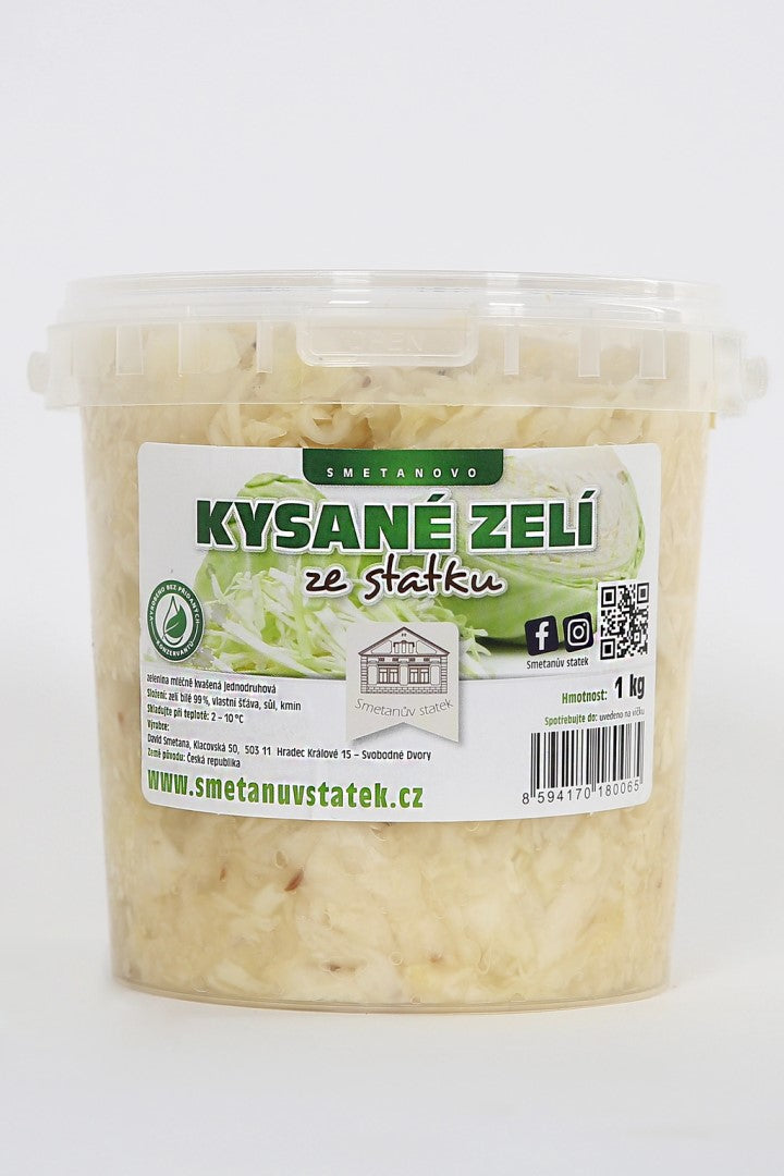 Kysané zelí bílé - kyblík 1kg