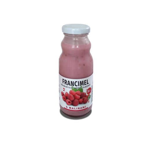Probiotický jogurtový nápoj Francimel s malinami - 200 ml